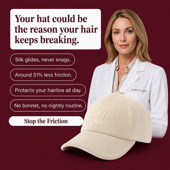Static ad for a haircare brand