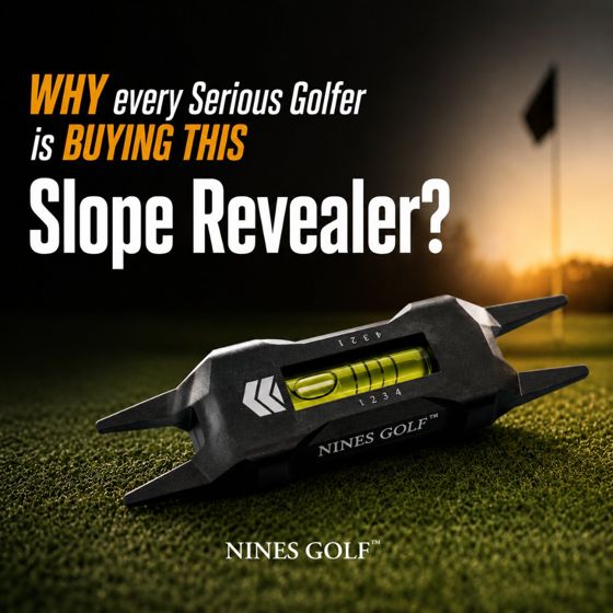 Static ad for a golf equipment brand