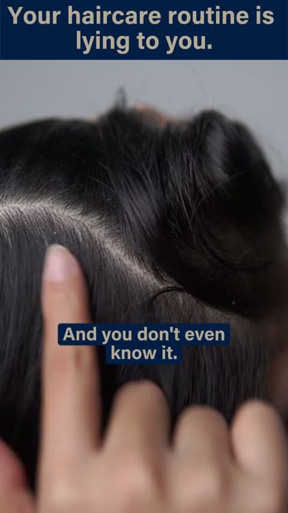 Video ad for a haircare brand