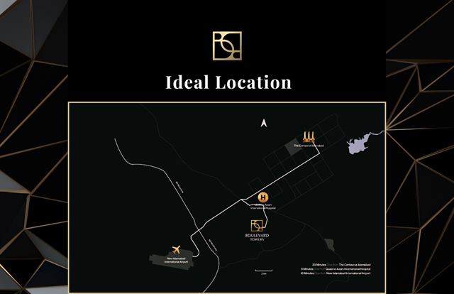 Ideal location page with a custom map