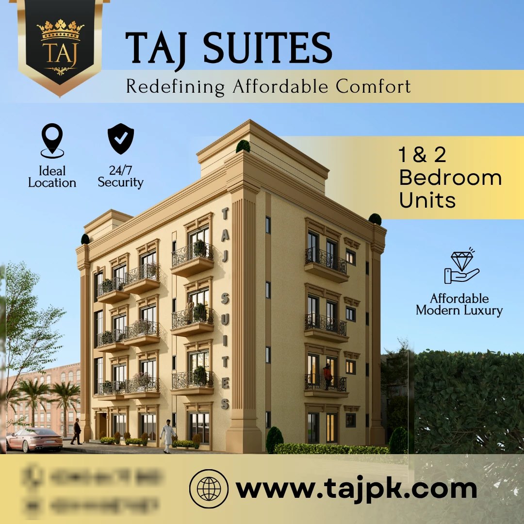 Taj Suites launch post: Redefining Affordable Comfort, 1 and 2 bedroom units, ideal location, 24/7 security